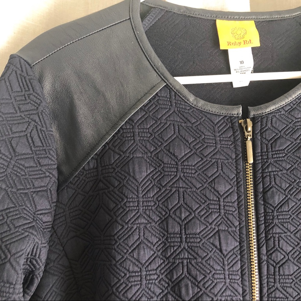 Ruby Rd. Zipper Blazer